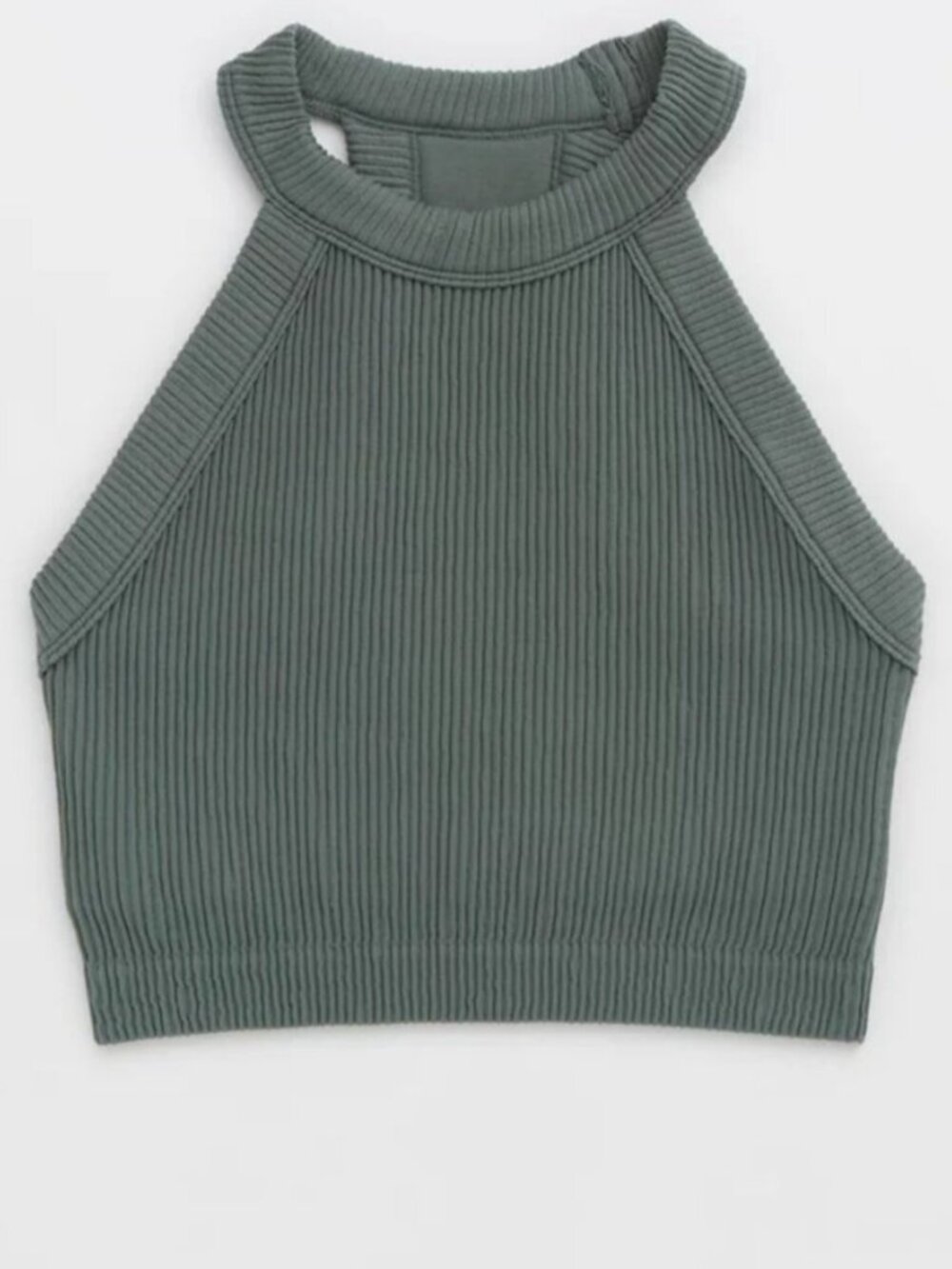 crop top green - Picture 1 of 3